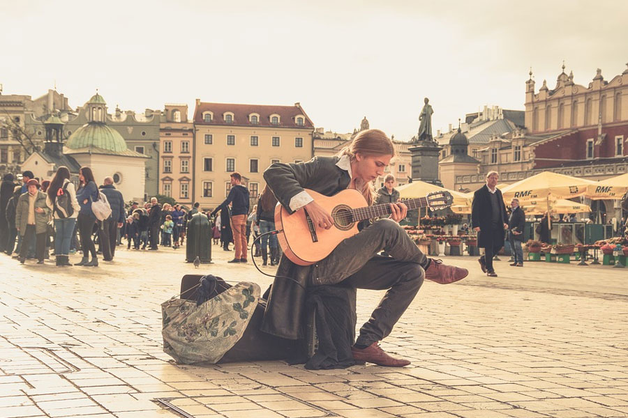 Enjoying Live Street Music